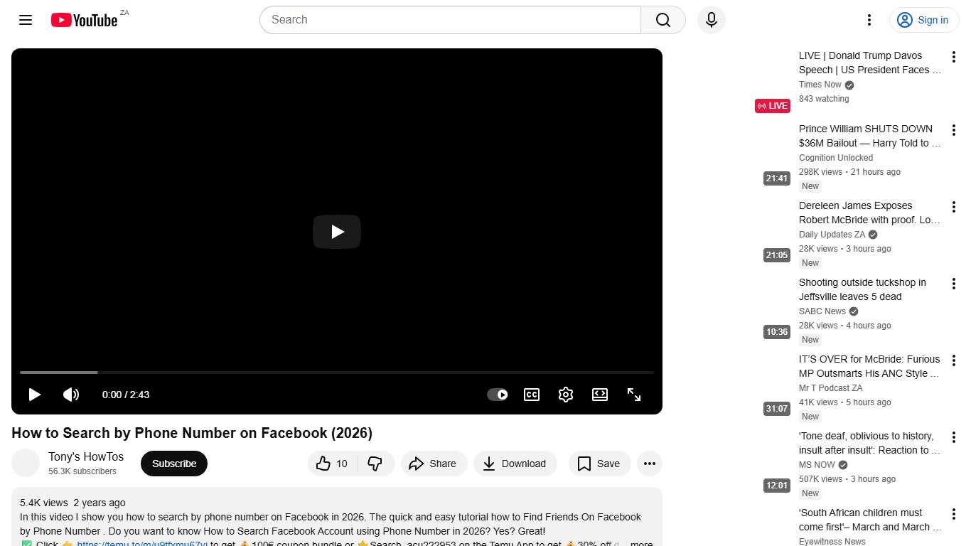 How to Search by Phone Number on Facebook (2026) - YouTube